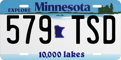 MN license plate 579TSD