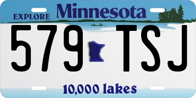 MN license plate 579TSJ