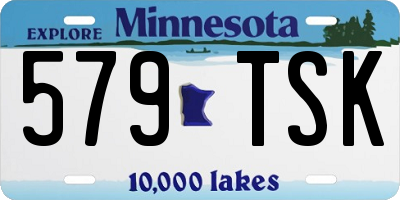 MN license plate 579TSK