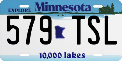 MN license plate 579TSL