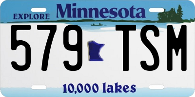 MN license plate 579TSM