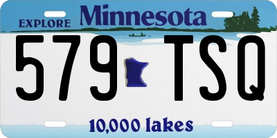 MN license plate 579TSQ