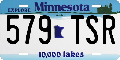 MN license plate 579TSR