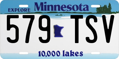 MN license plate 579TSV