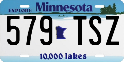 MN license plate 579TSZ