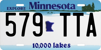 MN license plate 579TTA