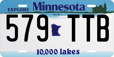 MN license plate 579TTB