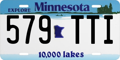MN license plate 579TTI