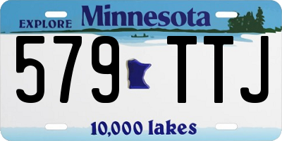MN license plate 579TTJ
