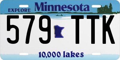 MN license plate 579TTK