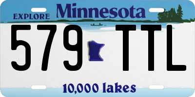 MN license plate 579TTL