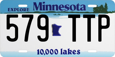 MN license plate 579TTP