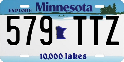 MN license plate 579TTZ