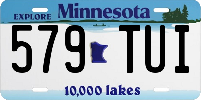 MN license plate 579TUI