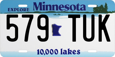 MN license plate 579TUK