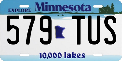 MN license plate 579TUS