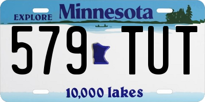 MN license plate 579TUT