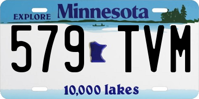 MN license plate 579TVM