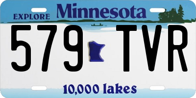 MN license plate 579TVR