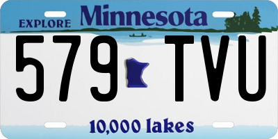 MN license plate 579TVU
