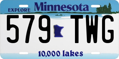 MN license plate 579TWG