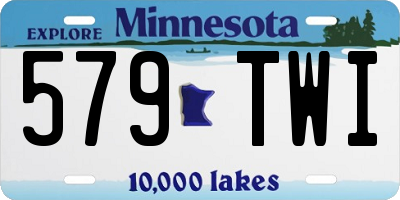 MN license plate 579TWI