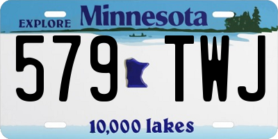 MN license plate 579TWJ