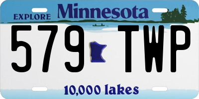 MN license plate 579TWP