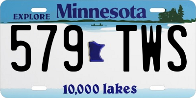 MN license plate 579TWS