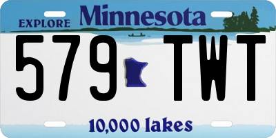 MN license plate 579TWT