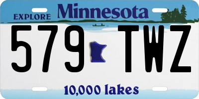 MN license plate 579TWZ