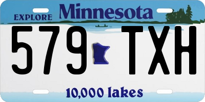 MN license plate 579TXH