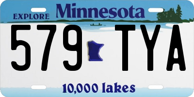 MN license plate 579TYA