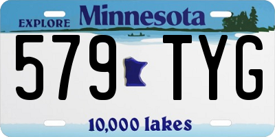 MN license plate 579TYG