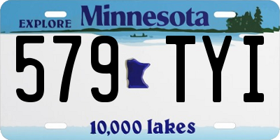 MN license plate 579TYI
