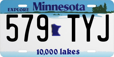 MN license plate 579TYJ