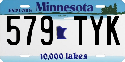 MN license plate 579TYK