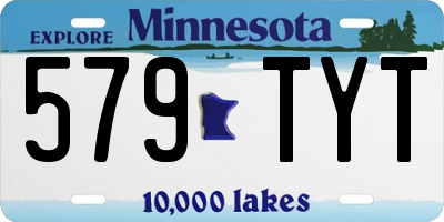 MN license plate 579TYT