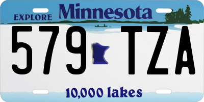 MN license plate 579TZA