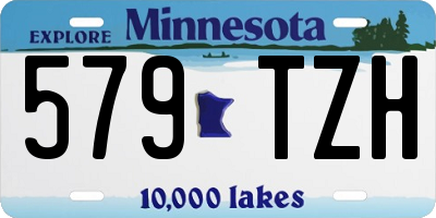 MN license plate 579TZH