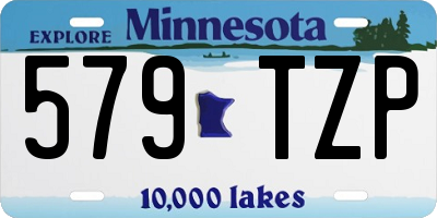 MN license plate 579TZP