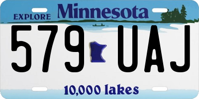 MN license plate 579UAJ