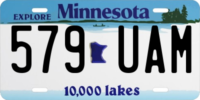 MN license plate 579UAM