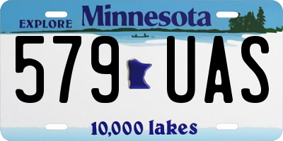 MN license plate 579UAS
