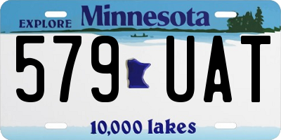 MN license plate 579UAT