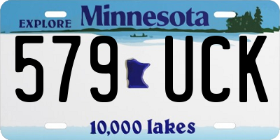 MN license plate 579UCK