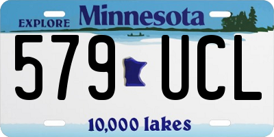 MN license plate 579UCL