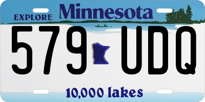 MN license plate 579UDQ