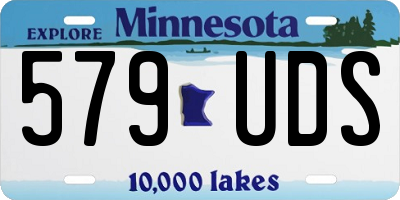 MN license plate 579UDS