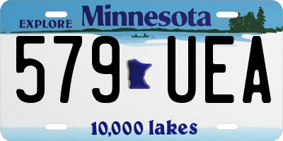 MN license plate 579UEA